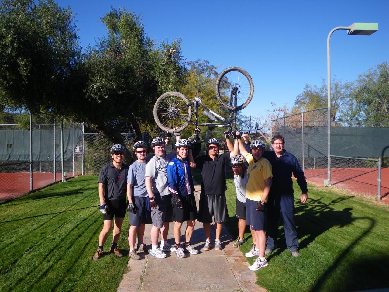 Group Mountain Biking